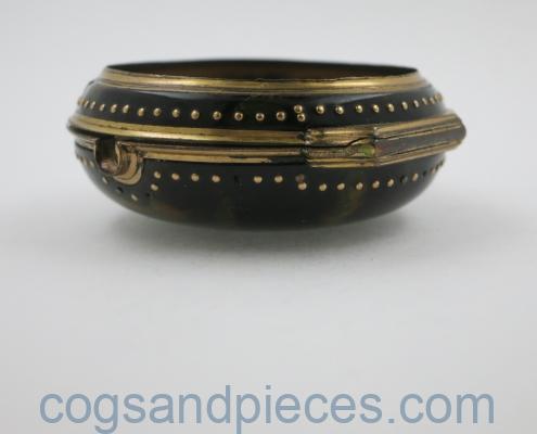 Horn/shell & gilt outer case