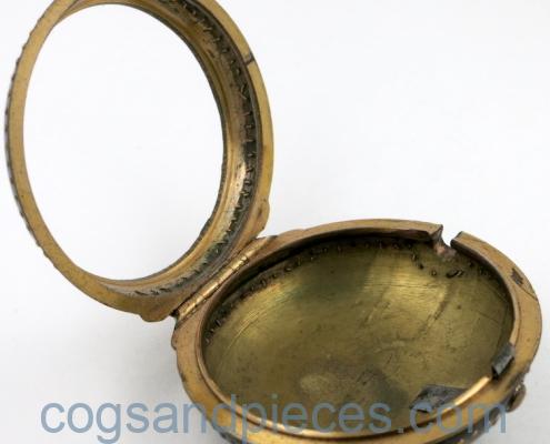 Horn/shell & gilt outer case
