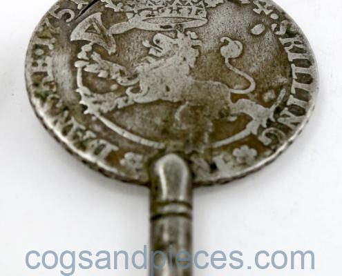 Antique Silver Watch Key