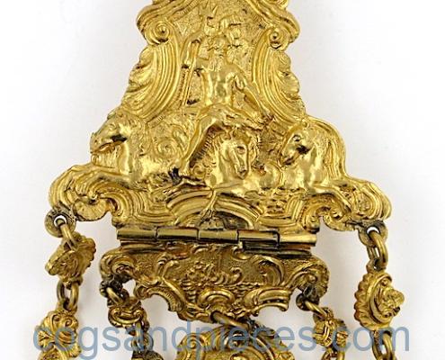 Gilt chatelaine