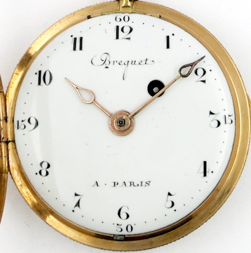 Swiss Gold Enamel Watch Cylinder