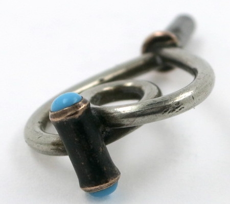 Silver & Turquoise Watch Key