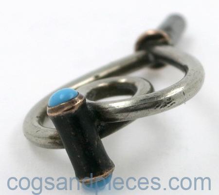 Silver & Turquoise Watch Key