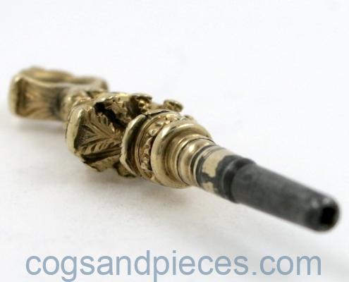 Antique Gold Watch Key