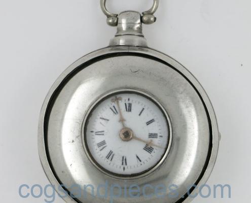 silver half hunter pair case