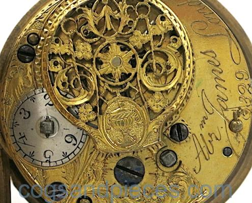 gilt repousse case