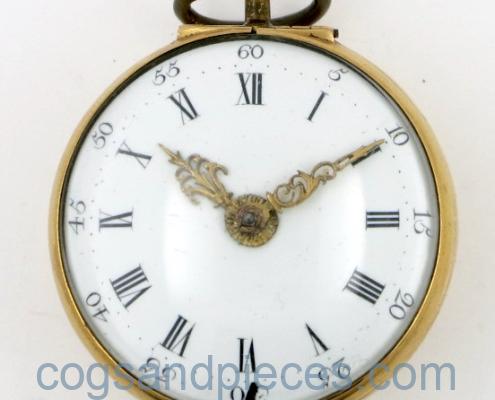 Willmott gold verge pocket watch