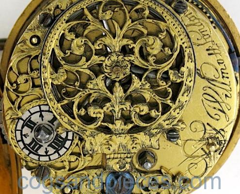 Willmott gold verge pocket watch