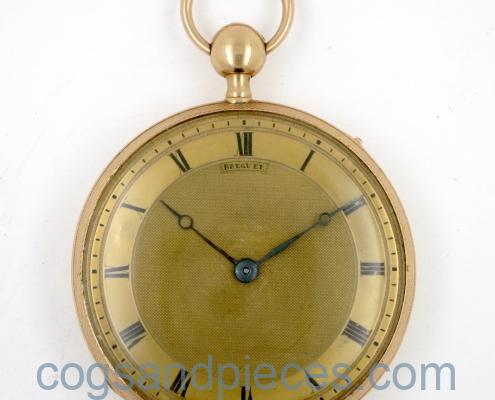 19thc French gold cylinder repeater