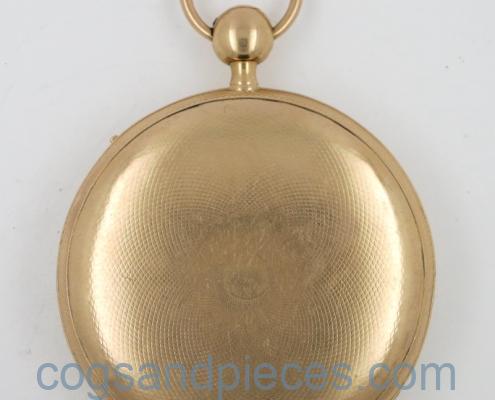 19thc French gold cylinder repeater