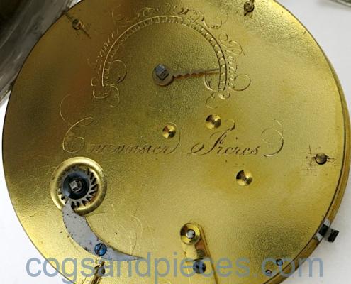 Pocket watch astrological calendar