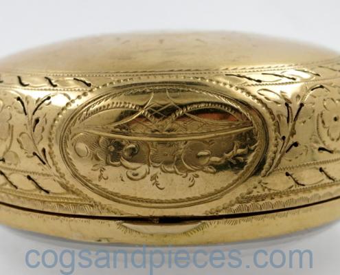 Gold cases cylinder half quarter repeat
