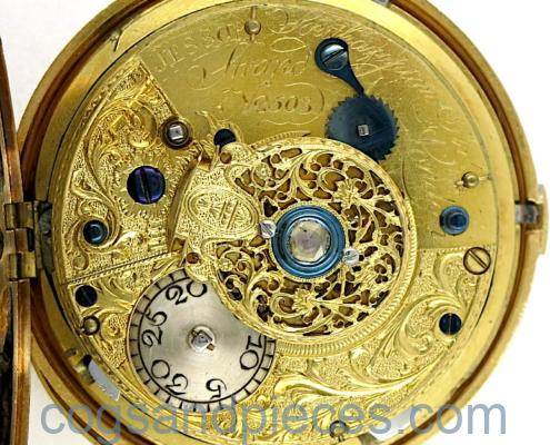 Gold cases cylinder half quarter repeat