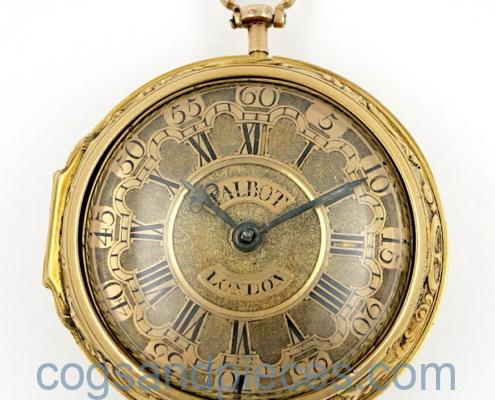 Talbot gold repousse verge