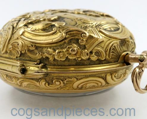 Talbot gold repousse verge