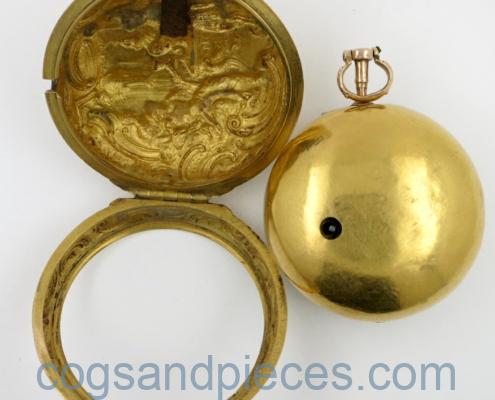 Talbot gold repousse verge