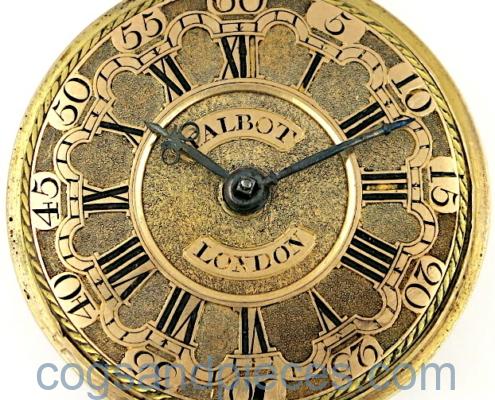 Talbot gold repousse verge