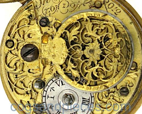 Talbot gold repousse verge