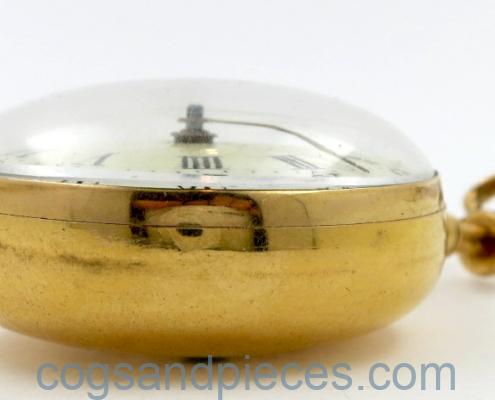 gold & enamel pair cased verge