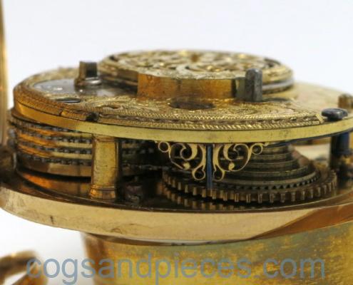 gold & enamel pair cased verge