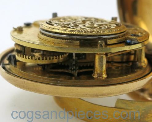 gold & enamel pair cased verge
