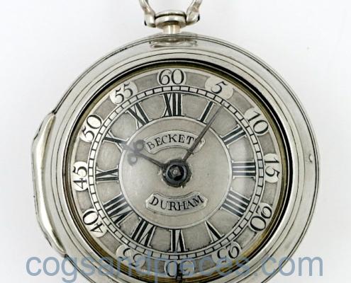 Durham verge pocket watch