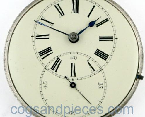 Lichfield verge pocket watch