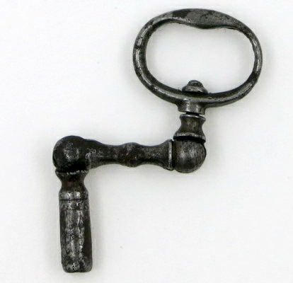 18thc. Steel Crank Key pocket watch