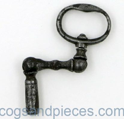 18thc. Steel Crank Key pocket watch