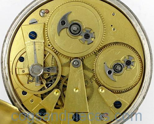 Independent seconds ruby cylinder