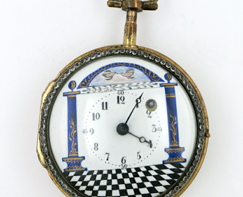 Swiss French Masonic pocket watch