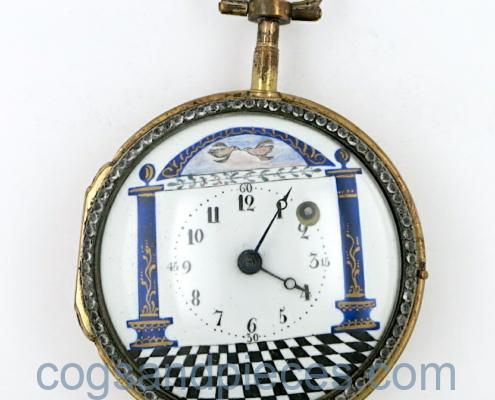Swiss French Masonic pocket watch