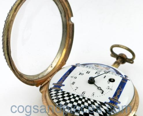 Swiss French Masonic pocket watch