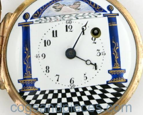 Swiss French Masonic pocket watch