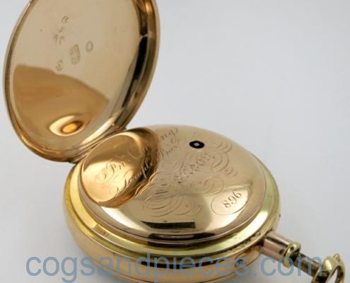 Gold lever repeating pocket watch