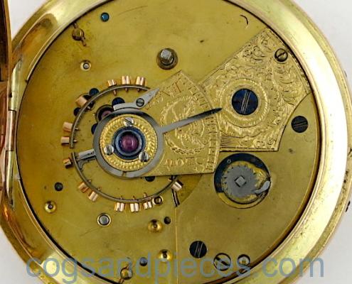 Gold lever repeating pocket watch