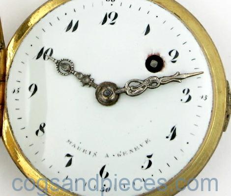Mauris Geneva verge pocket watch