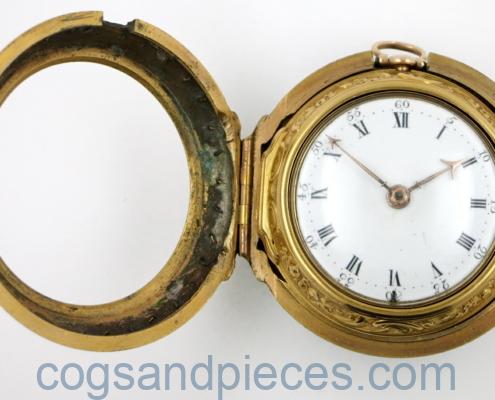 Manning shagreen gold repousse