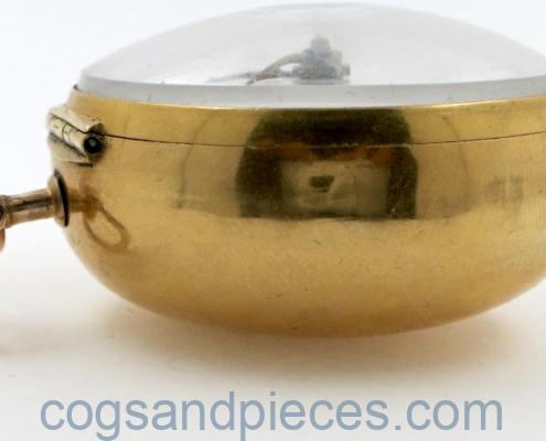 Manning shagreen gold repousse