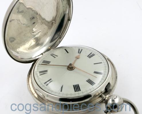 Ilbery, duplex, centre seconds pocket watch