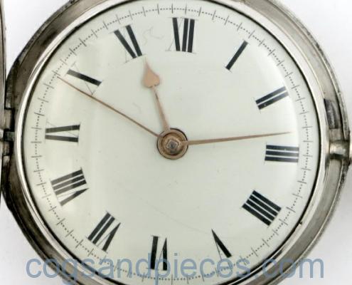 Ilbery, duplex, centre seconds pocket watch