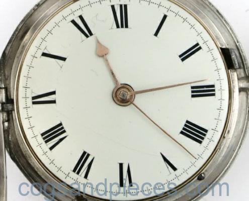 Ilbery, duplex, centre seconds pocket watch
