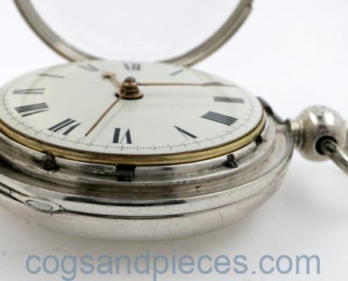 Ilbery, duplex, centre seconds pocket watch