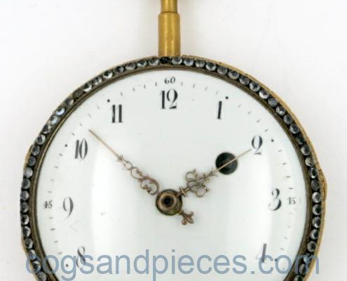 enamel verge pocket watch