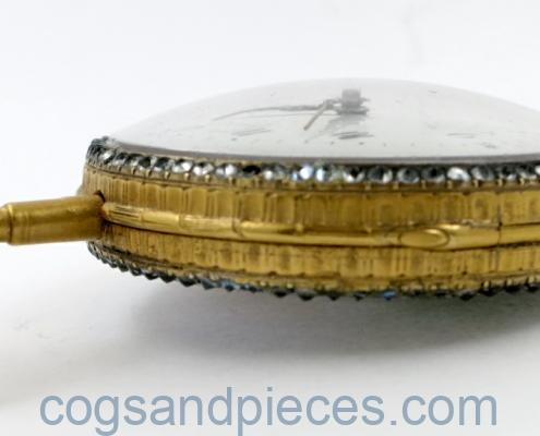 enamel verge pocket watch