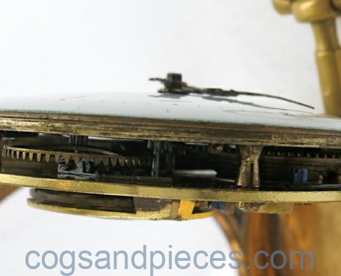 enamel verge pocket watch