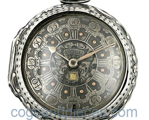 Repousse Pocket Watch