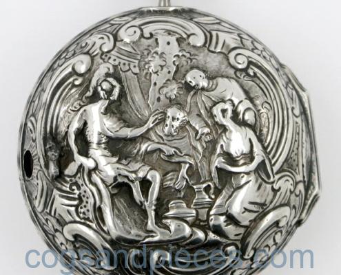 Repousse Pocket Watch
