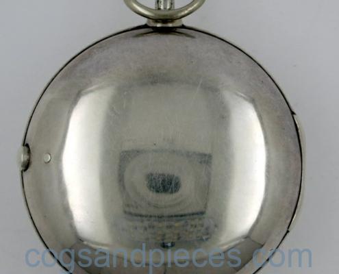 Silver Pair Cased Calendar Verge