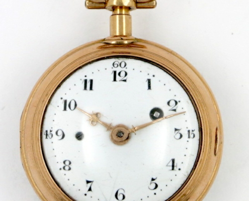 Gold & agate repeating pocket watch